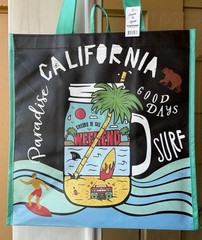 Safeway Earthwise Reusable Shopping Bag Tote California Paradise Good Days Surf