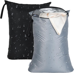 2Pcs Exlarge Wet Bag 24X32 Inch Reusable Waterproof Wet Dry Bag