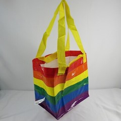 Ikea Storstomma Rainbow Bag Medium Tote Reusable ECO Grocery Laundry Storage Bag