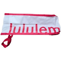 Lululemon Reusable Shopping Tote Bags Set of 4 Red Black Eco Friendly