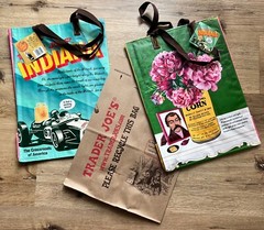 Indiana Trader Joe’s NWT Reusable Shopping Grocery Gift Tote Bag CORN Racecar