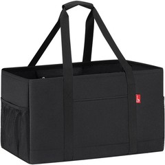 Extra Large Utility Tote Bag Foldable Reusable Grocery Bags Collapsible Tote Wit