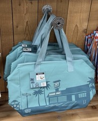 Trader Joe’s 8 Gallons Reusable Bag Cooler Large Insulated Tote Dusty Blue