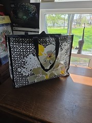Vera Bradley Dogwood Floral ☆ Bag Eco-Friendly Recycled Reusable Tote Shopping