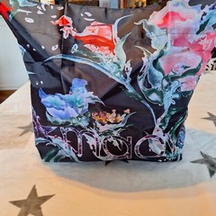 MACY’S Reusable Shopping Tote Bag “From Beach to Bag” Oceancycle, Floral New!