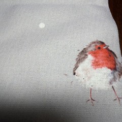 Wrendale Folding “The Jolly Robin” Cloth Shopping Bag Art By Hannah Dale (V)