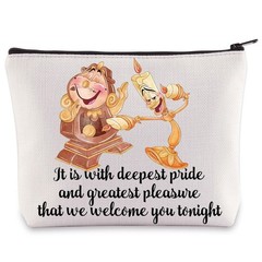 WZMPA Cogsworth & Lumiere Cosmetic Bag & welcome tonight