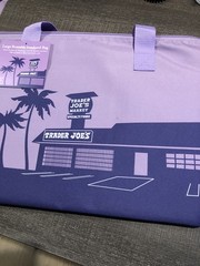 Trader Joe’s NEW SPRING 2026 RELEASE PURPLE Large Insulated Bag LIMITED 8gal.
