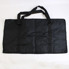 OasisSpace Solid Black Rectangular Bag W/ Handles & Zipper 29″ x 16″