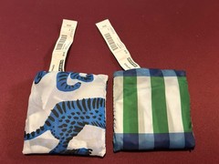 2 Ikea Foldable Bag Reusable Shopping Bag Fold In Pouch Pocket Tote Sack Skynke