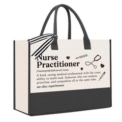 Nurse Practitioner Thank You Tote Bag NP Week Graduation Gift for Women