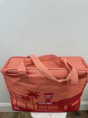 NEW Peach Trader Joe’s Large Insulated Reusable Tote Bag 8 Gallon Cooler Bag