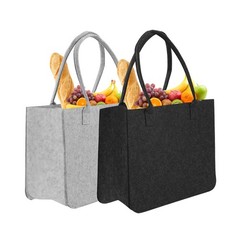 2pcs reusable felt tote bags, XXL size, foldable and versatile. Suitable for …