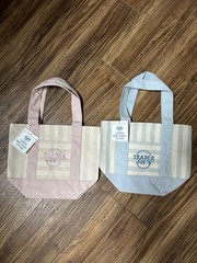 Trader Joe’s Mini Canvas Tote Bags (2 bags in total)