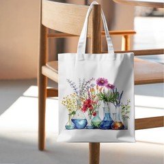 Floral Chemistry Science Gifts Tote Bag for Teacher, Women, Coworker, Best Fr…
