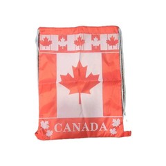Canadian Flag drawstring bag 18 x 13.25 inches (ships folded)