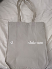Brand New Lululemon Gray Reusable Shopping Bag Tote Bag Grocery Bag Limited