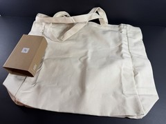 BRAND NEW Nespresso Canvas Tote Bag 18” x 14.5” – 100% Cotton, 65% Recycled