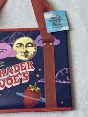 LIMITED Trader Joe’s Stand-Up Collapsible Tote Bag Moon & Sky