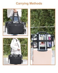 Relavel Clear Makeup Bag Extra 18.5 inches x 8.6 x 11 inches,