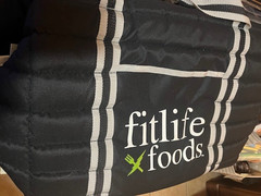 Fitlife Foods Insulated Cooler Tote Bag Black Specialty Foods Zips Fit Life XL