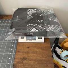 Lululemon Lot of 2 Small Shopping Bags Black/White Text 12″x9″ Snap Yoga