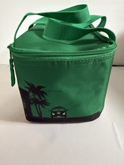 Trader Joe’s Mini Insulated Tote Cooler Bag 1.5-Gal Green Lunch Travel Beach
