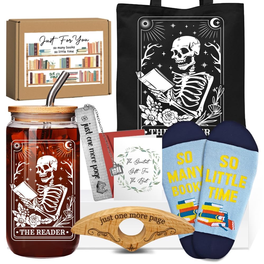 Book Lovers Set Club Gifts Readers Librarians Bookworms Birthday Graduation