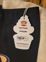 Paul Frank x Cakeworthy Birthday Tote Bag Black Canvas 16×14 in New