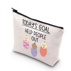 TSOTMO Labor and Delivery Nurse doctor Gift Todays Goal Help People Out Beige