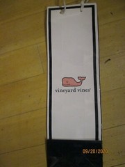 Vineyard Vines Tall Paper Wine Tote Bag 5″ by 16″