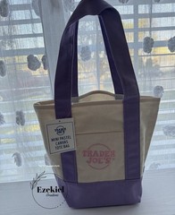 Trader Joe’s PURPLE Bag Set (1 Canvas & 1 Insulated) 💜 Free shipping New