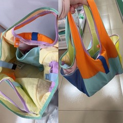 Reusable Nylon Foldable Shopping Bag Beach Bag Handbag Tote Grocery Storage Bags