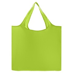 Reusable Grocery Bags, 1Pcs Washable Shopping Totes with Handles (Light Green)