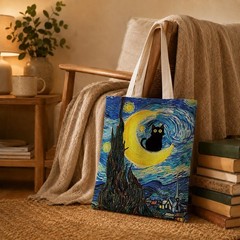 Aesthetic Canvas Tote Bag for Women, Reusable Grocery Shoulder Shopping Bags,…