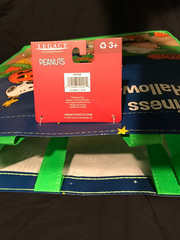 PEANUTS Reusable Grocery Shopping Gift Bag 6x12x13 HAPPINESS IS HALLOWEEN Snoopy