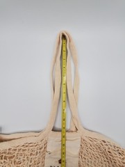 Market Bag Napa Cellars String Net Knotted Cotton Zipper Pocket Expandable Reuse