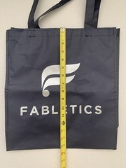FABLETICS Reusable Shopping Tote Bag Blue Red White 15.5 x 14