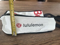 Lululemon Small Tote Reusable Shopping Gift Bag White Be All In 11”x8”