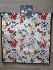 DISNEY Mickey Mouse Everywhere on FUN SHOPPING BAG 13″ x 12″ x 6″ NEW
