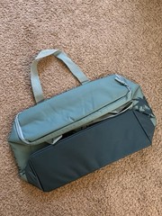 Trader Joe’s Insulated Foldable Reusable Shopping Bag Green Black Graphic