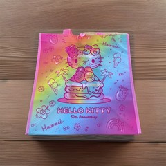 HAWAII ABC Hello Kitty Aloha REUSABLE SHOPPING BAG , 50th anniversary Sanrio