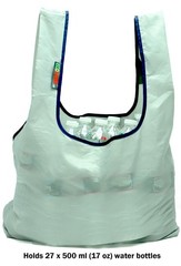 2 Pack Ripstop Nylon Foldable Reusable Bag, Grocery Shopping Bags, Built-in P…