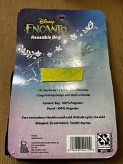 Disney Encanto Reusable Drink Pouches 2-Pack Purple Pink & 1 Reusable Bag