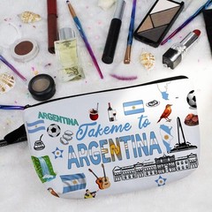 Livel lhood Take Me To Argentina Makeup Bag Cute Small Organizer hzz17108