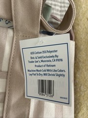 Trader Joe’s – 2026 Limited Addition Mini 13” Canvas Tote Bags – Set of 4