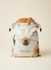Reusable Beeswax Breads Bag | 2 Pack Organic Sourdough Extra Large, Off White