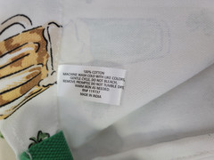 NWT CANVAS TOTE BAG Clover 🍀 Beer Graphics /2 Packs Cocktail Napkins