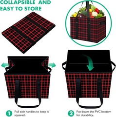 Large Water Resistant Grocery Tote