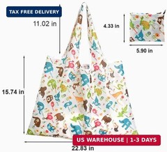CISMARK Extra Large 50lbs Foldable Reusable Shopping Bags kitchen reusable groce